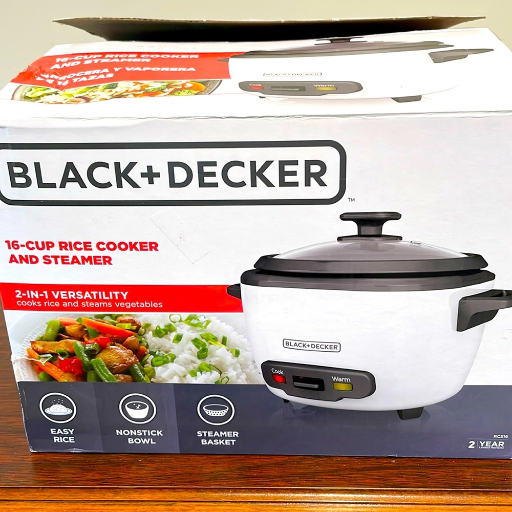 Black & Decker 16-cup Rice Cooker and Steamer